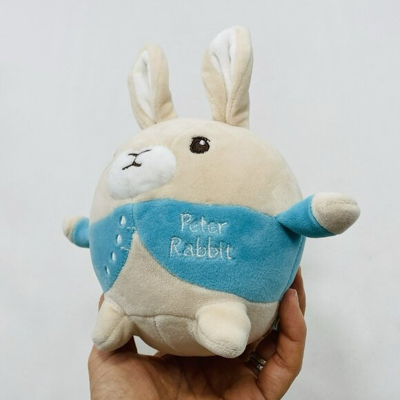 Kids Preferred Peter Rabbit Bunny Plush Toy Cuddle Pals Squishy Chubby Round - Picture 6 of 10